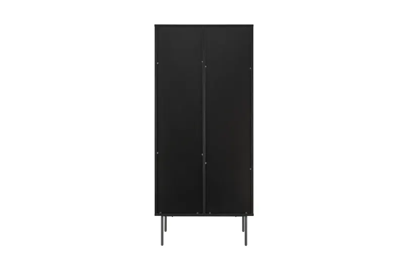 Vitrine 2-türig Eiche Echtholzfurnier, Ansicht 4