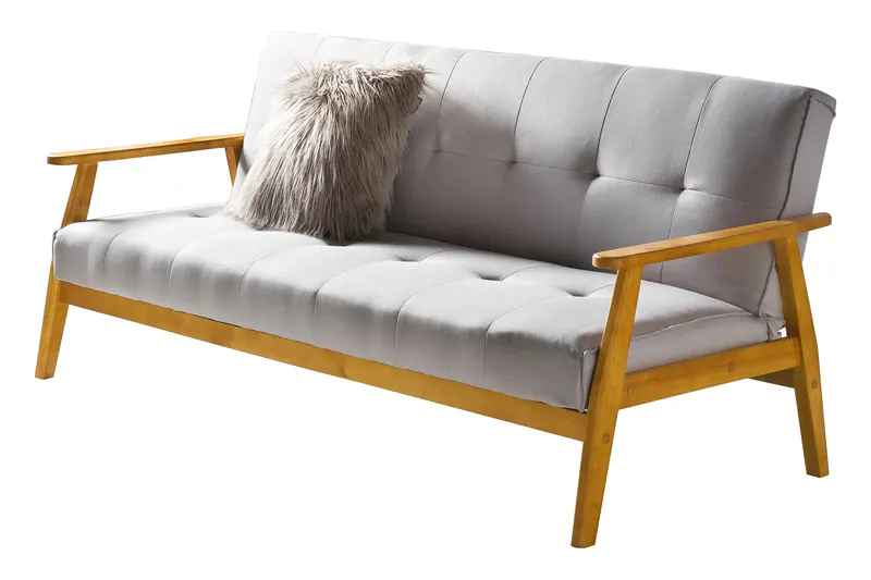 Schlafsofa 190 × 85 × 81 cm, Hellgrau