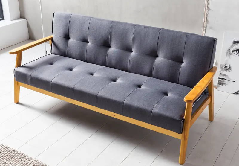 Schlafsofa 190 × 85 × 81 cm, dunkelgrau, Ansicht 7