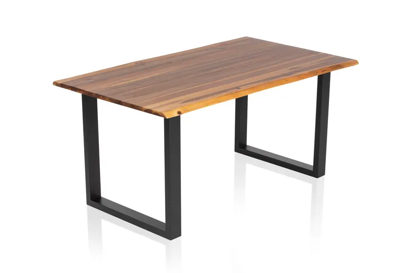 Esstisch 200 × 100 × 77 cm aus Akazie, Ansicht 3