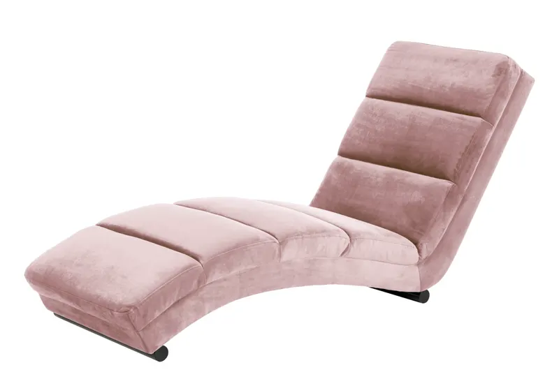 Senta Chaiselongue rose Samt