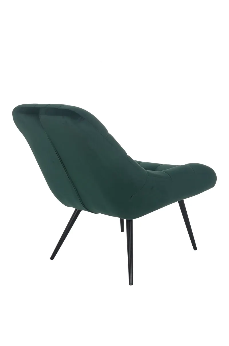 Sessel XXL Samt grün, Metall schwarz, Ansicht 4