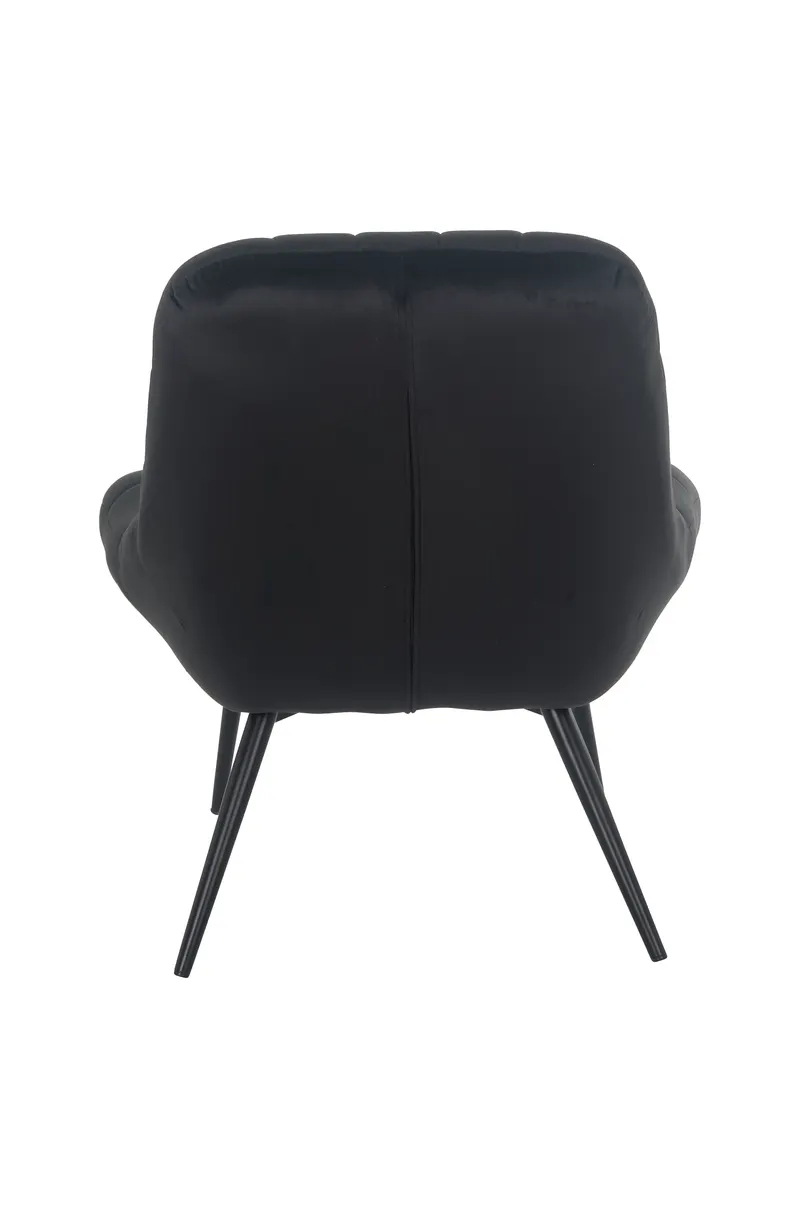 Sessel XXL Samt schwarz, Metall schwarz, Ansicht 5