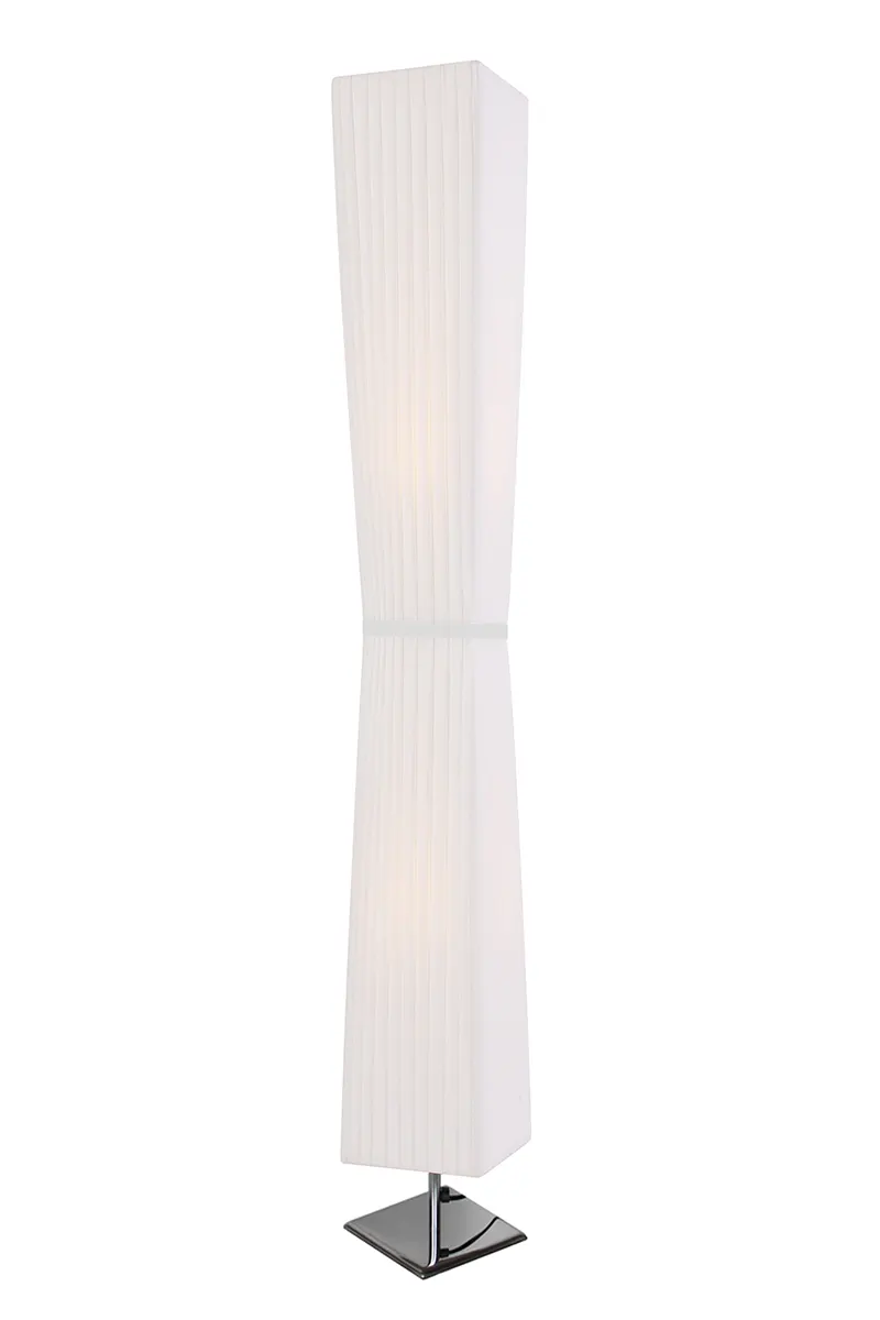 Adam Stehlampe eckig 120 cm, Weiß