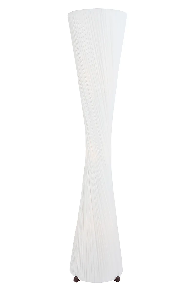 Hopper Stehlampe rund 180 cm, Weiß