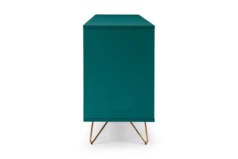 Sideboard mit 2 Türen und 3 Schubladen, blau, Ansicht 4