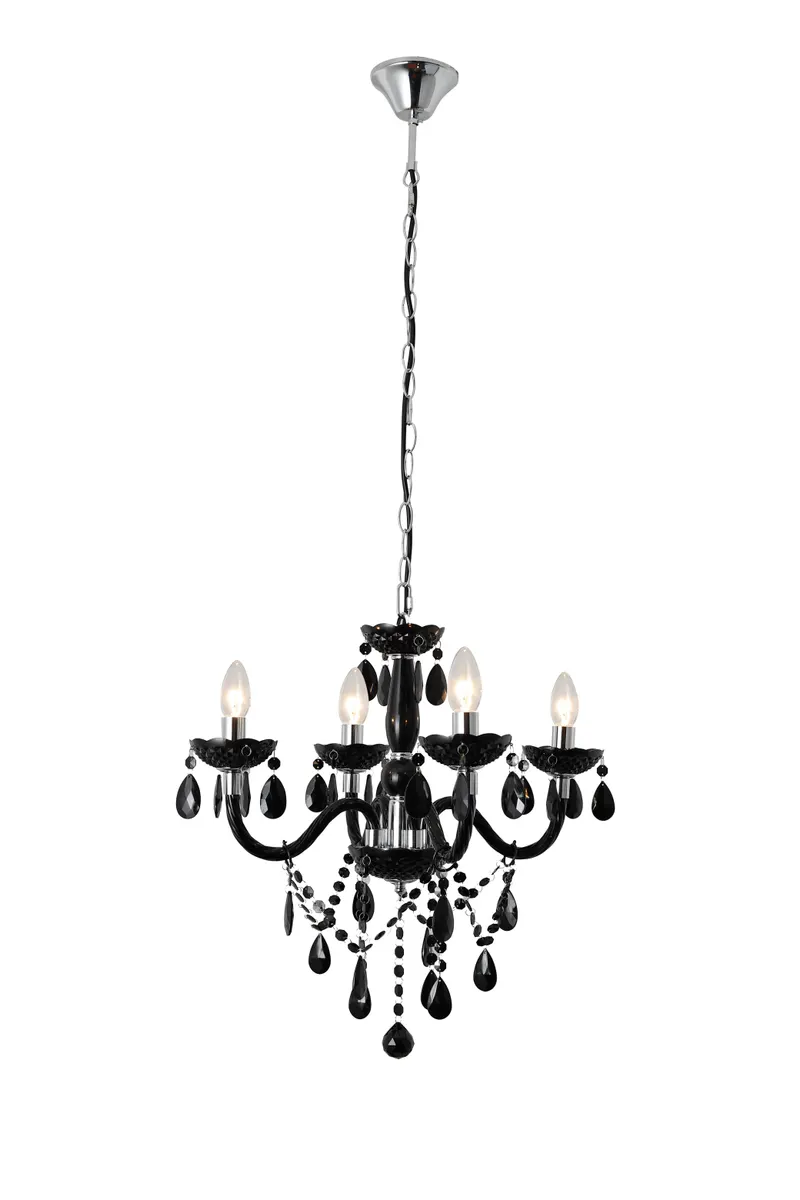 Luxe Kronleuchter aus Acryl-Glas, Transparent