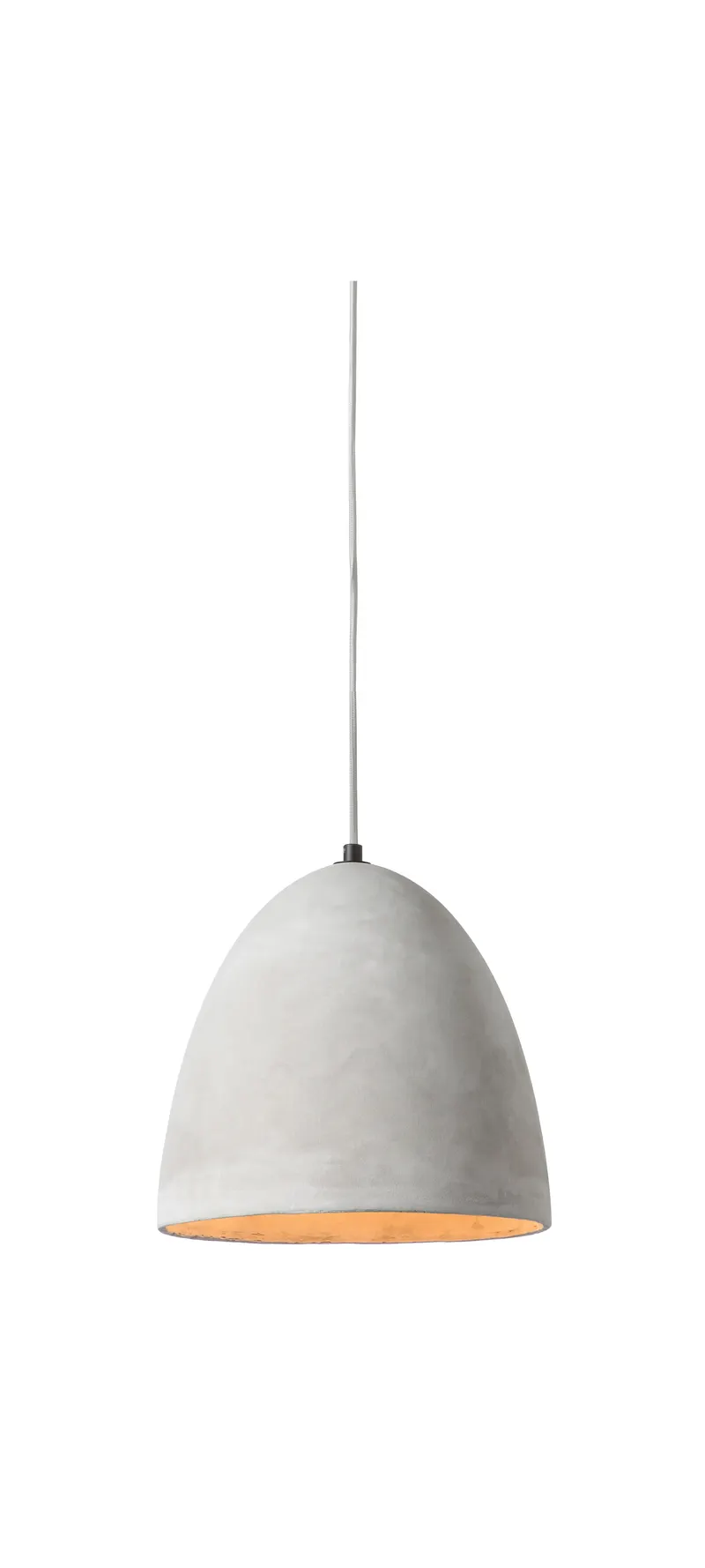 Concrete Hängelampe Ø 30 cm aus Metall und Beton