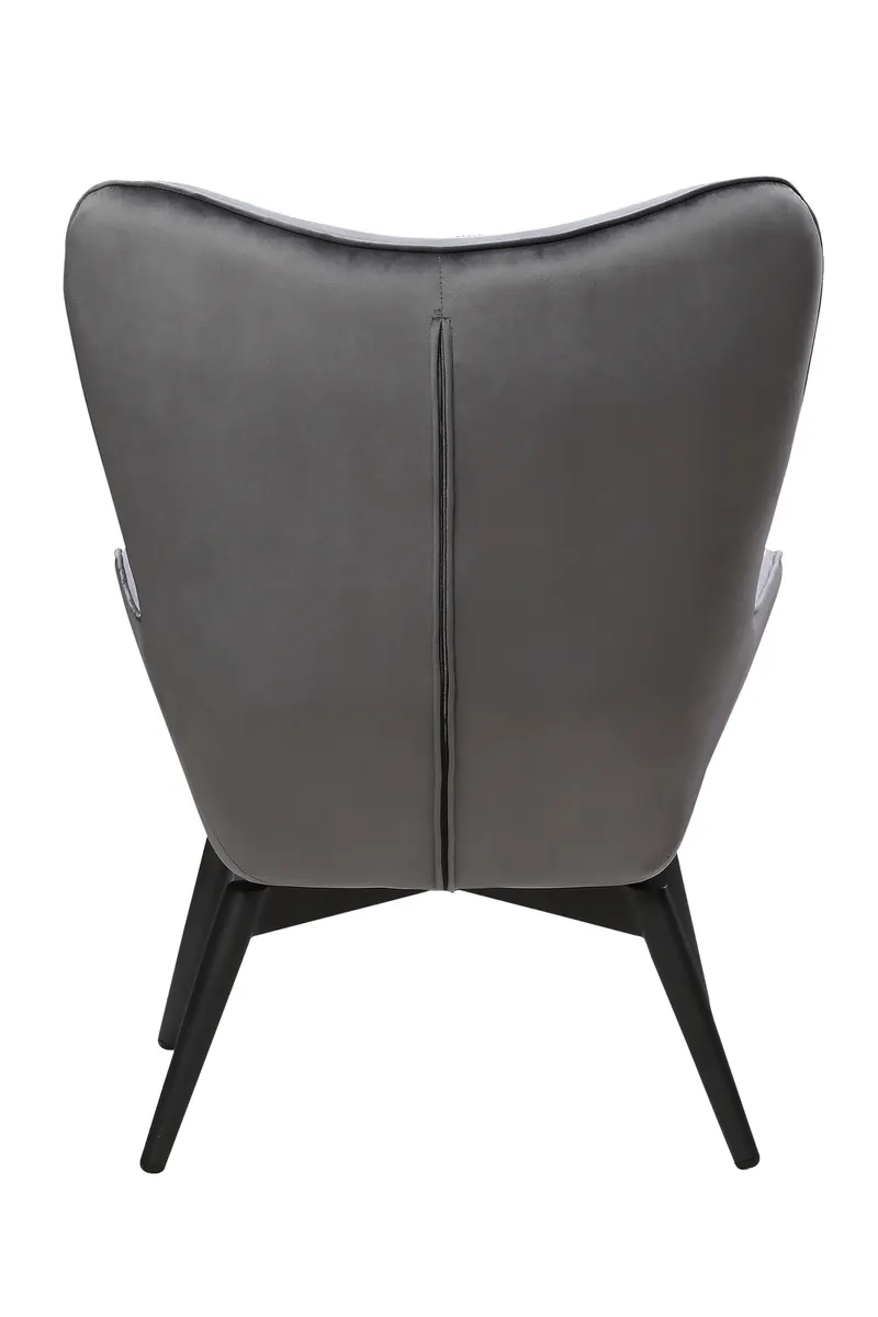Sessel Grau Samt, Ansicht 4