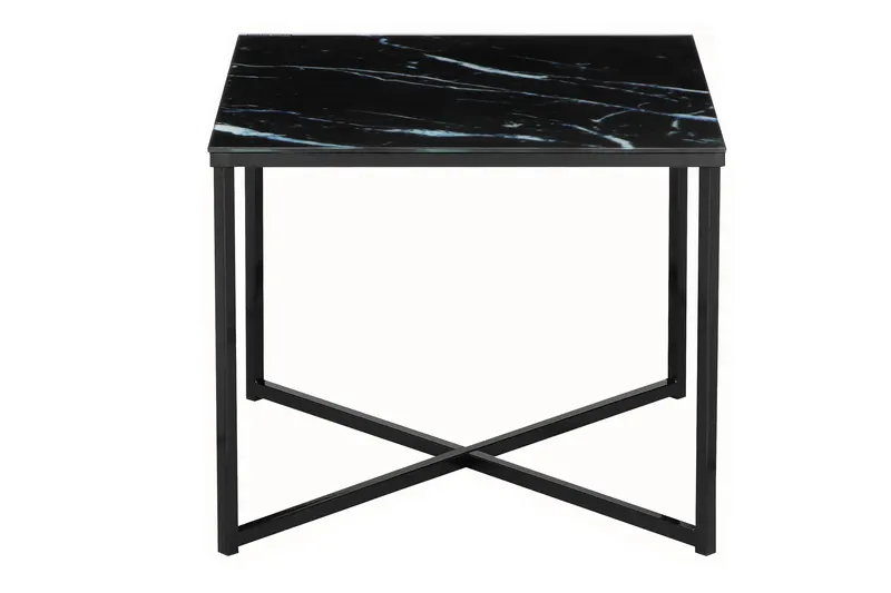Dalia Beistelltisch 50x50x42 cm, Schwarz