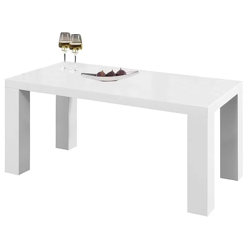 Luke Esstisch 120/180/240 × 80 cm, weiß