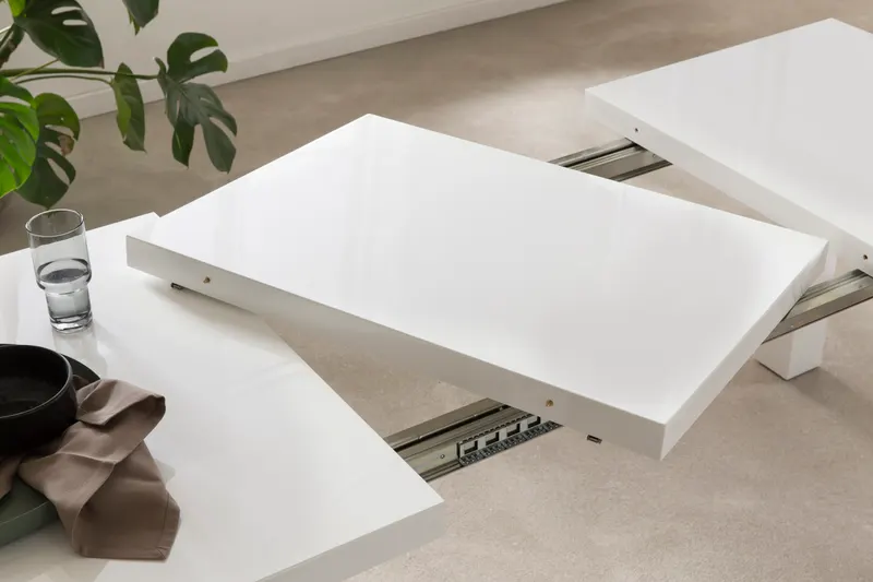 Esstisch 120/180/240 × 80 cm, weiß, Ansicht 11