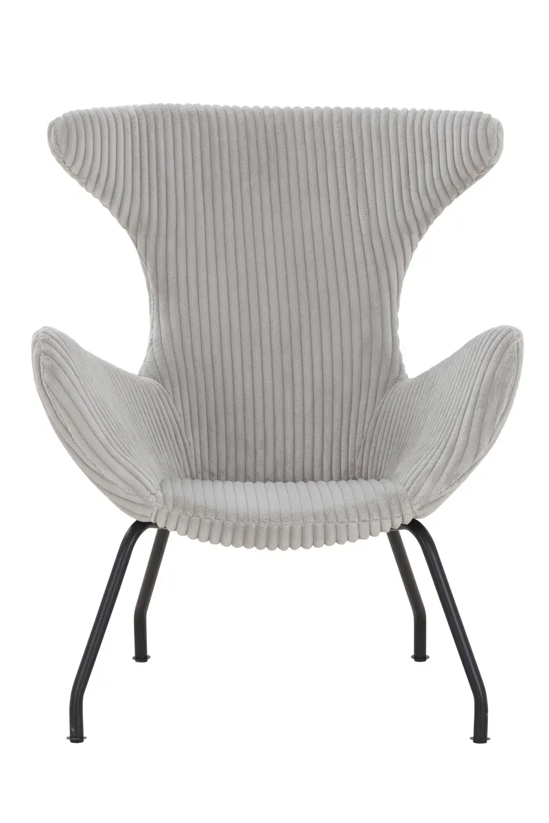 Relaxsessel Grau Texturstoff, Ansicht 2