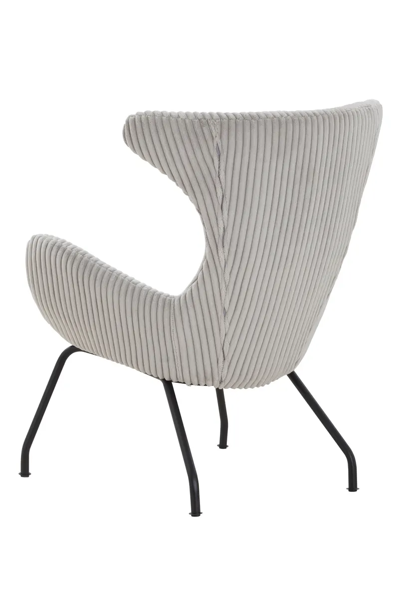 Relaxsessel Grau Texturstoff, Ansicht 4
