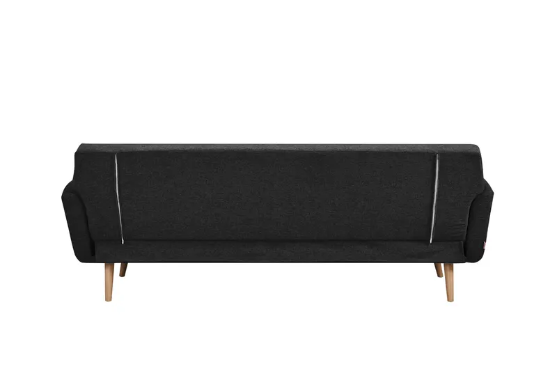 Schlafsofa, Schwarz, Ansicht 3