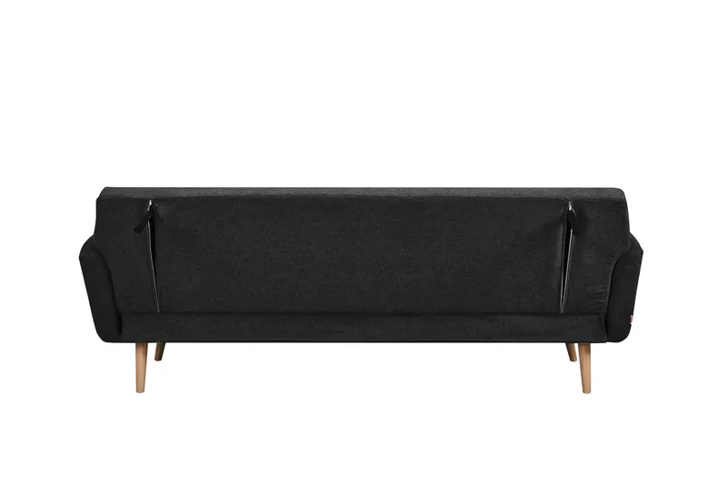 Schlafsofa, Schwarz, Ansicht 4