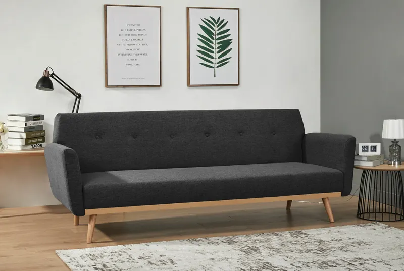 Schlafsofa, Schwarz, Ansicht 8