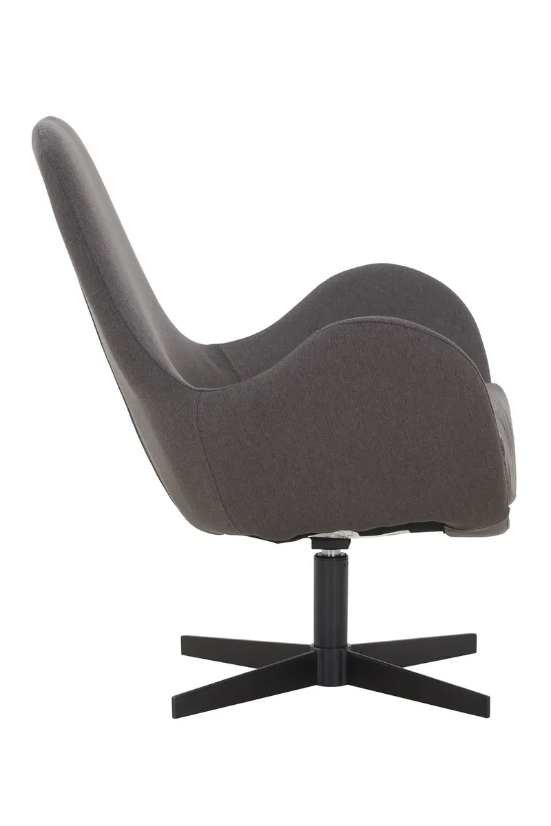 Sessel mit Drehfunktion, Dunkelgrau, Ansicht 3