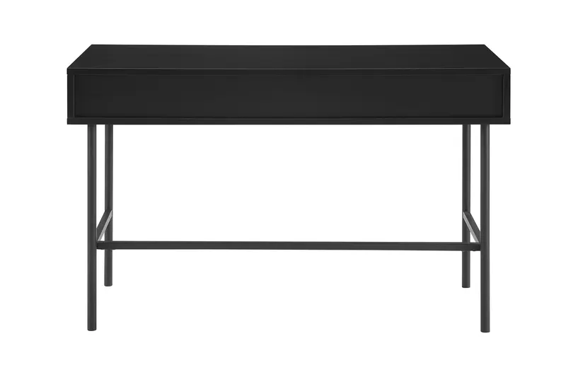 Schreibtisch Schwarz/Eiche Echtholzfurnier, Ansicht 7