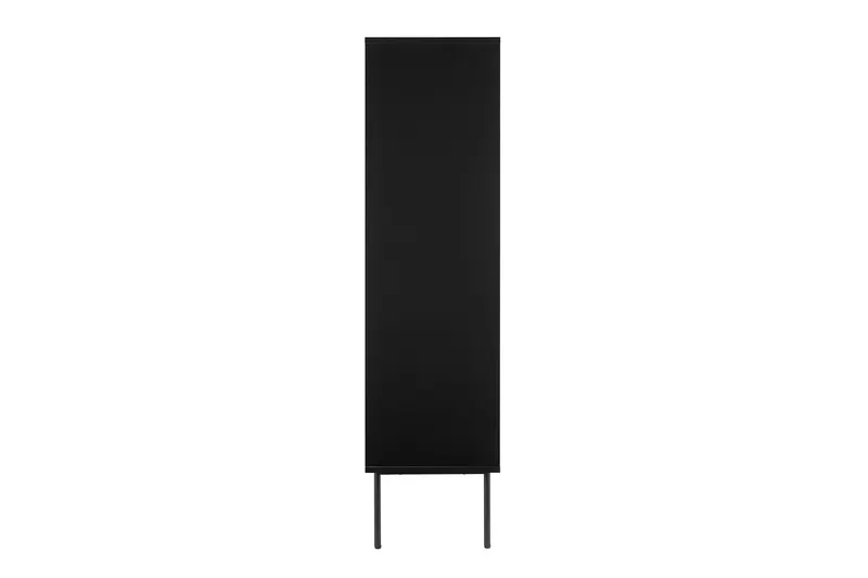 Highboard Schwarz/Eiche Echtholzfurnier, Ansicht 4