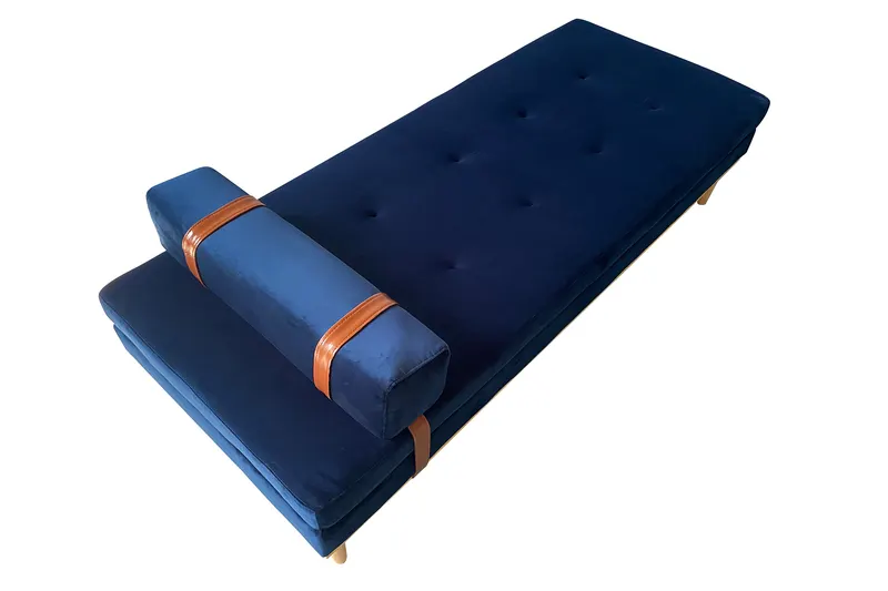 Daybed Samt blau, Ansicht 4