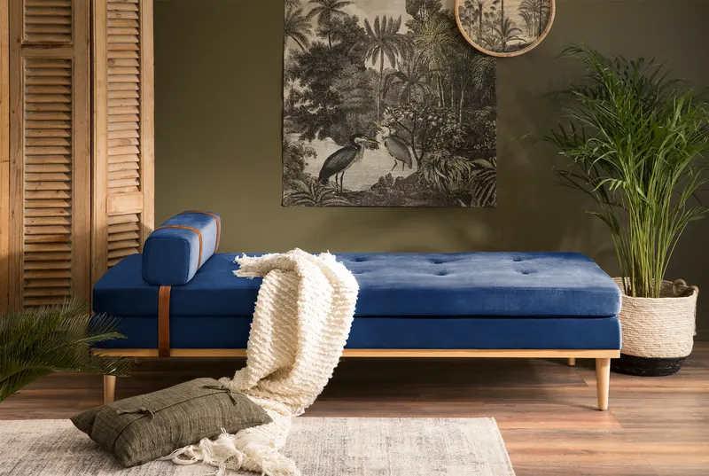 Daybed Samt blau, Ansicht 7