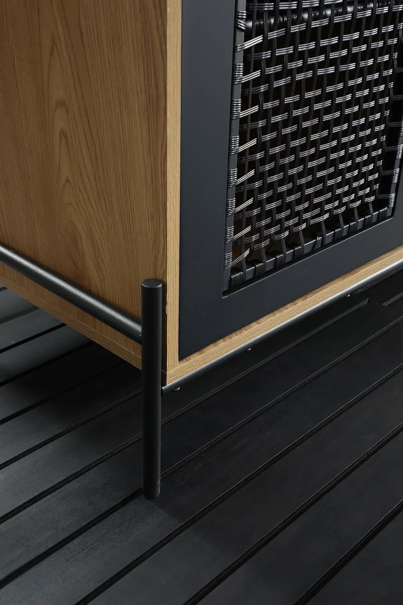 Sideboard Natur/Schwarz, Ansicht 2