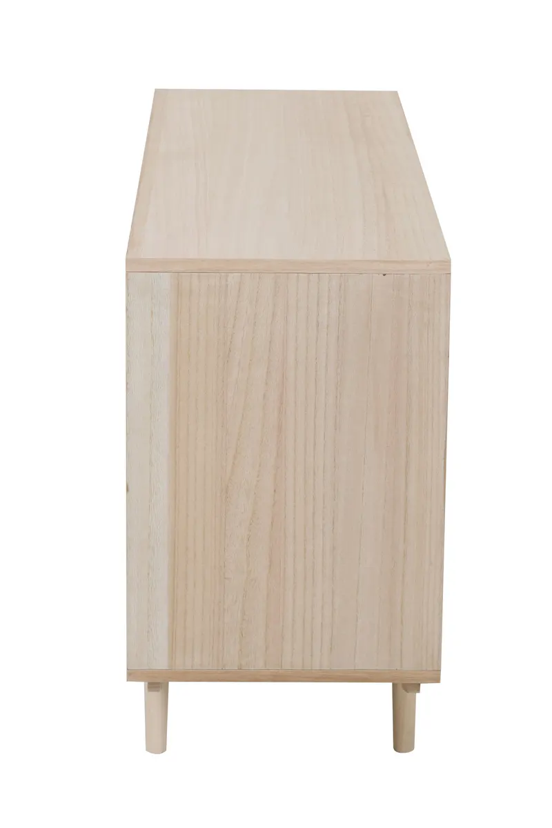 Sideboard 100 × 36 cm mit Rattanfront, Natur, Ansicht 5
