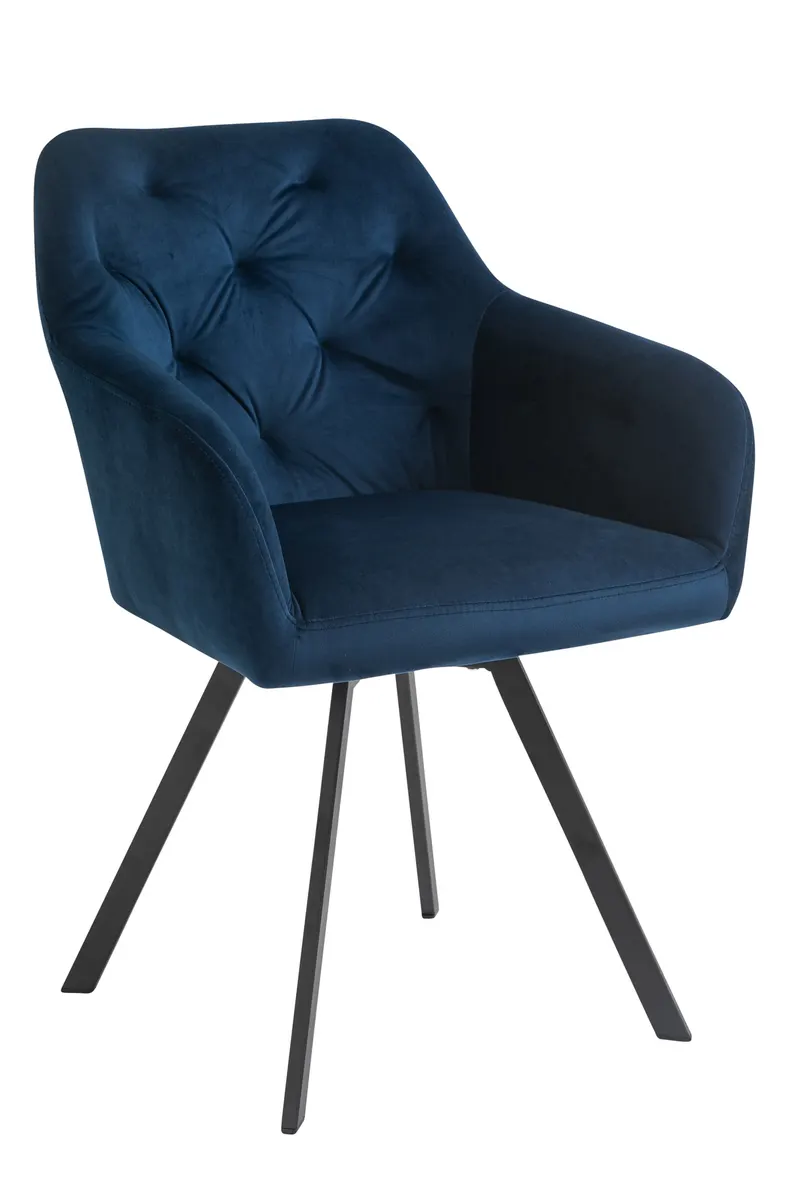 Fiona Armlehnstuhl mit 360° Drehfunktion, 61 × 62 × 85 cm