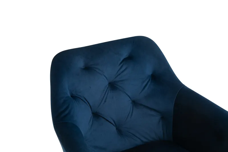 Armlehnstuhl mit 360° Drehfunktion Blau, Ansicht 6