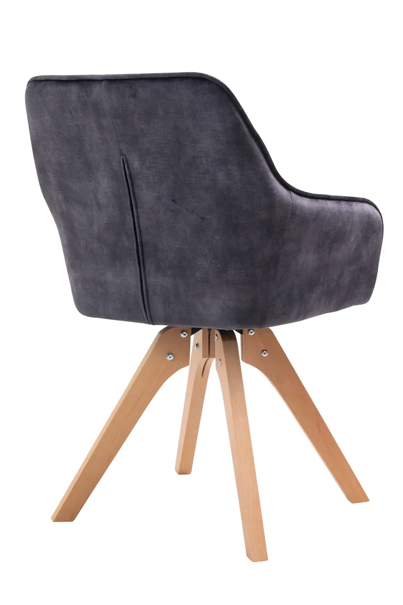Essgruppe 5-teilig, Tisch 180 × 90 cm, graue Stühle, Ansicht 9