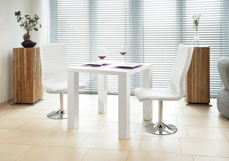 Esstisch 80 × 80 cm, weiß, Ansicht 6