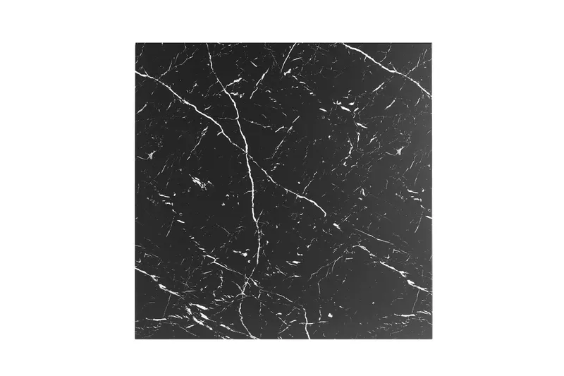 Couchtisch 90 × 90 cm, Schwarz in Marmoroptik, Ansicht 4
