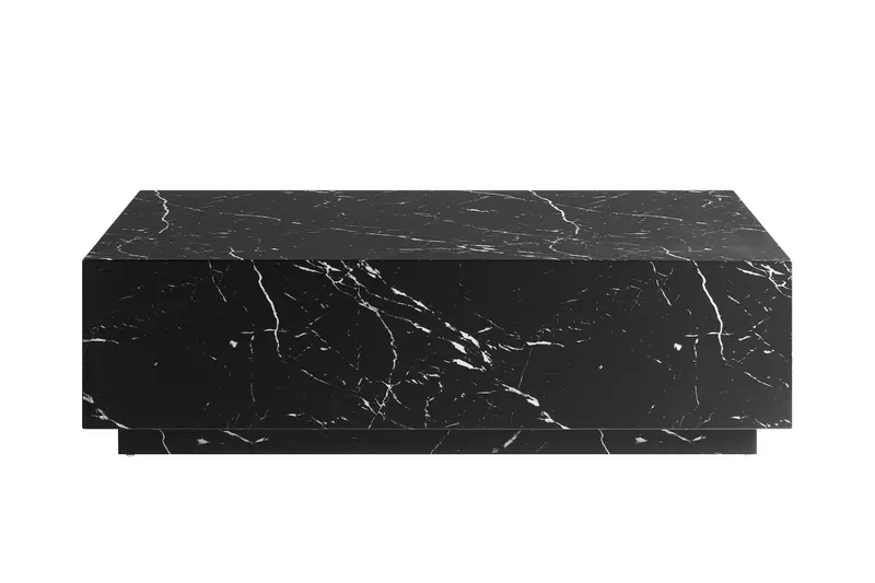 Couchtisch Schwarz, 120 × 75 cm, Ansicht 2
