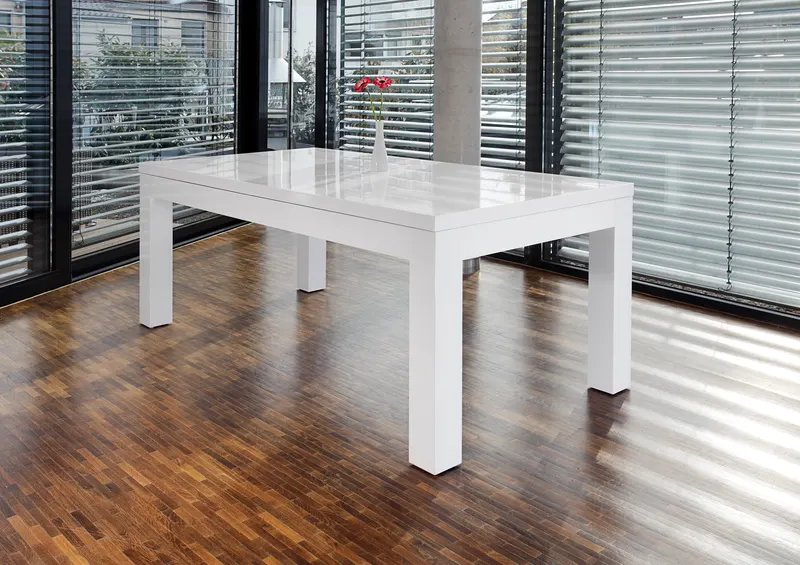 Esstisch 180/260 × 90 cm, weiß, Ansicht 2