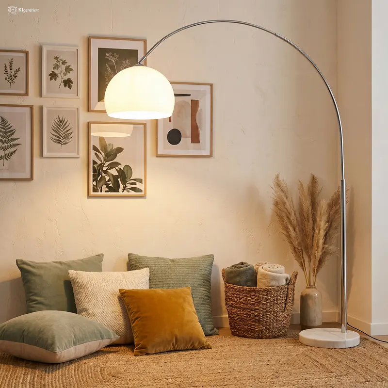 Bogenlampe 230 cm weiß Kunststoff, Ansicht 5