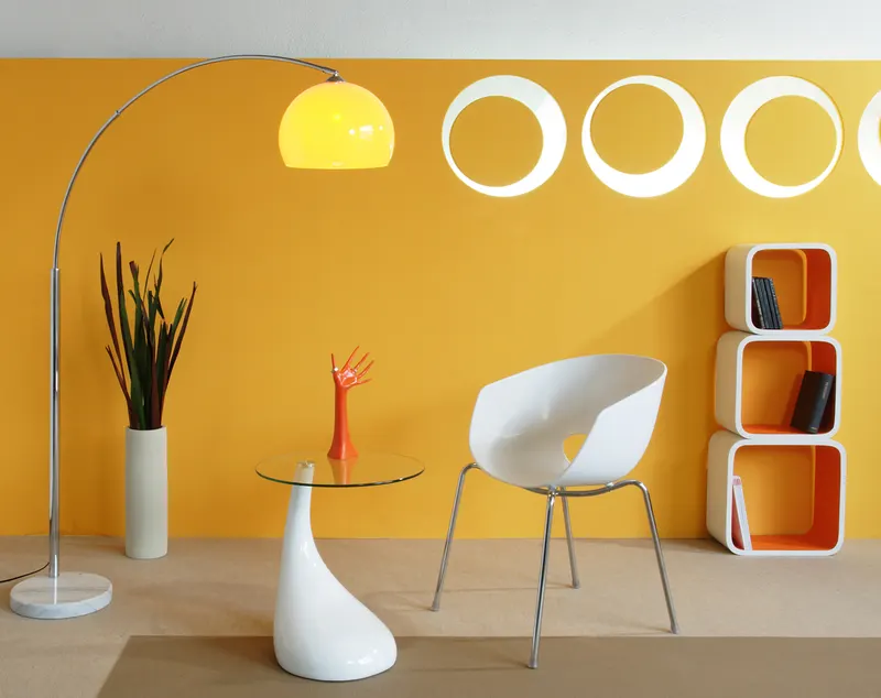 Bogenlampe 208 cm Orange, Ansicht 2
