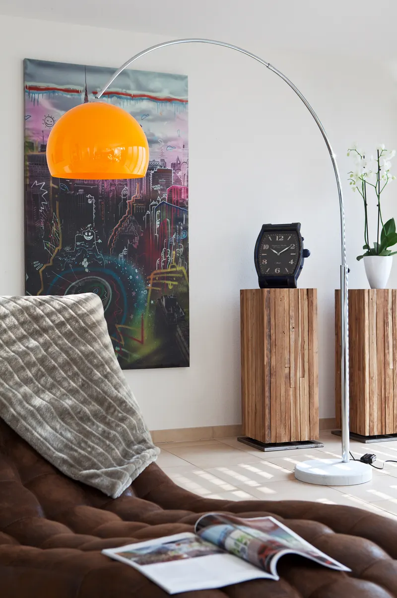 Bogenlampe 208 cm Orange, Ansicht 3
