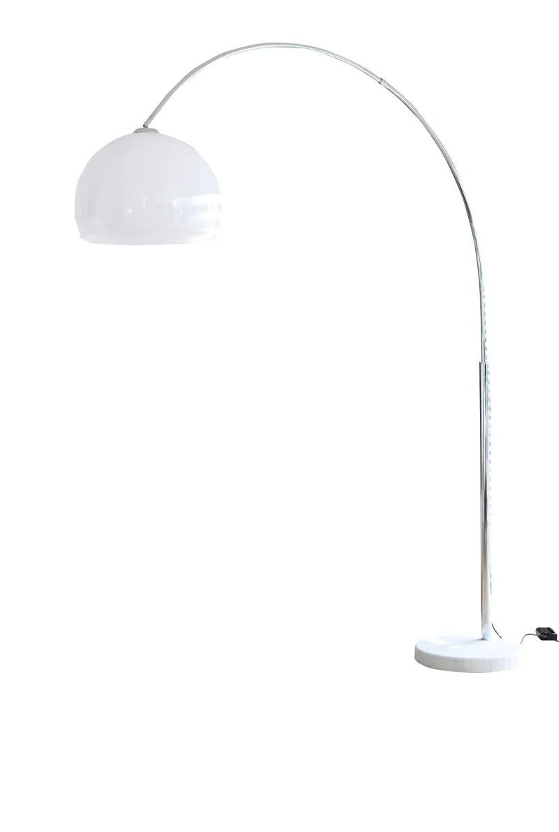 Bogenlampe 208 cm weiß
