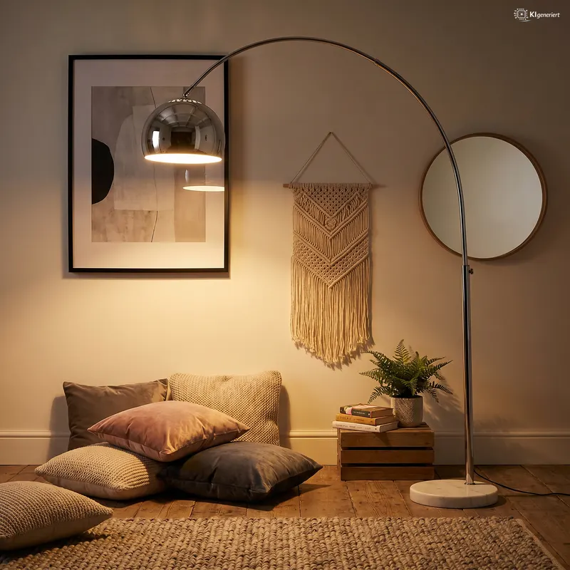 Bogenlampe 208 cm chrom, Ansicht 4