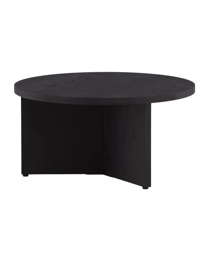 Saltö runder Couchtisch in Ø 85 cm, Schwarz, Ansicht 7