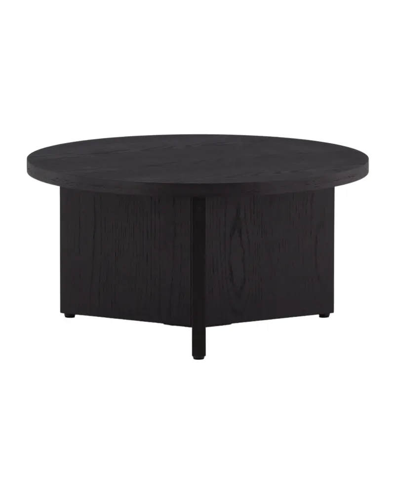Saltö runder Couchtisch in Ø 85 cm, Schwarz, Ansicht 8