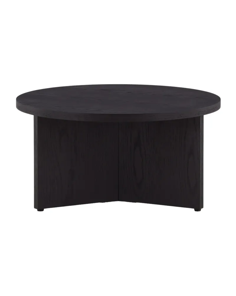Saltö runder Couchtisch in Ø 85 cm, Schwarz, Ansicht 10