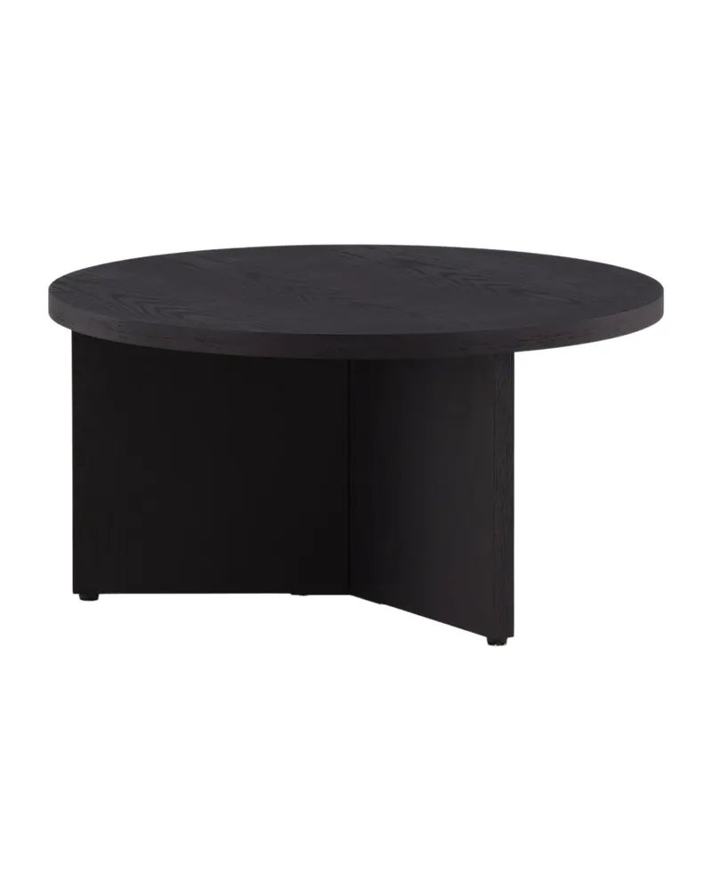 Saltö runder Couchtisch in Ø 85 cm, Schwarz, Ansicht 11