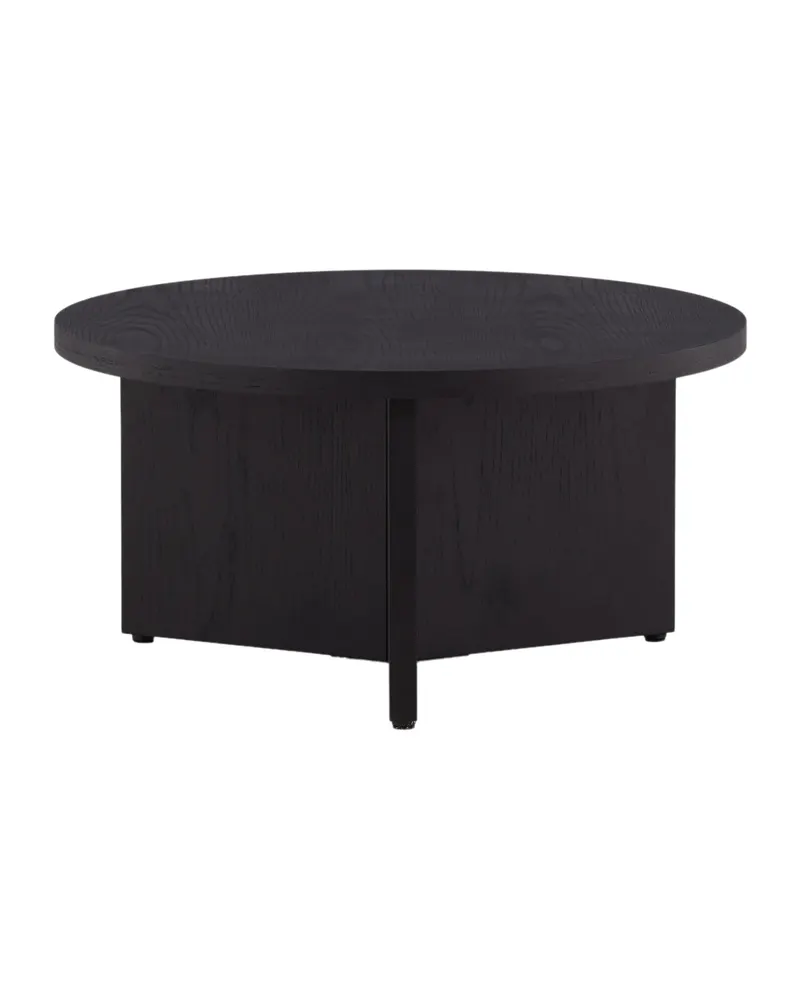 Saltö runder Couchtisch in Ø 85 cm, Schwarz, Ansicht 12