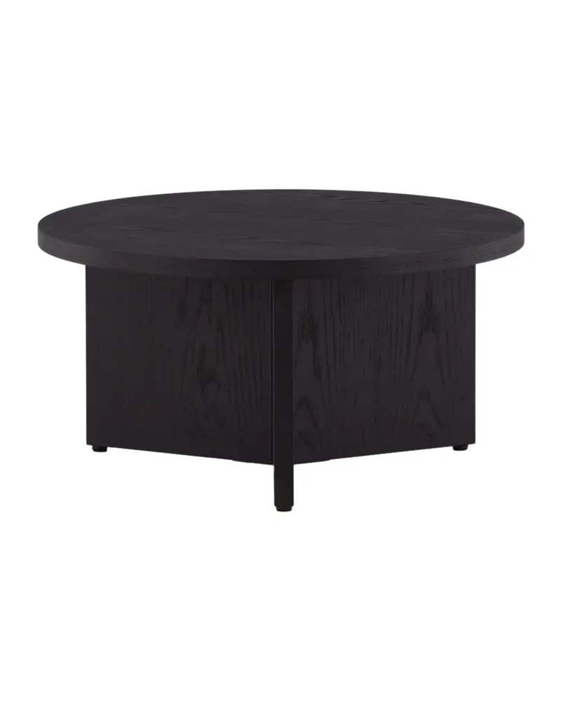 Saltö runder Couchtisch in Ø 85 cm, Schwarz, Ansicht 4