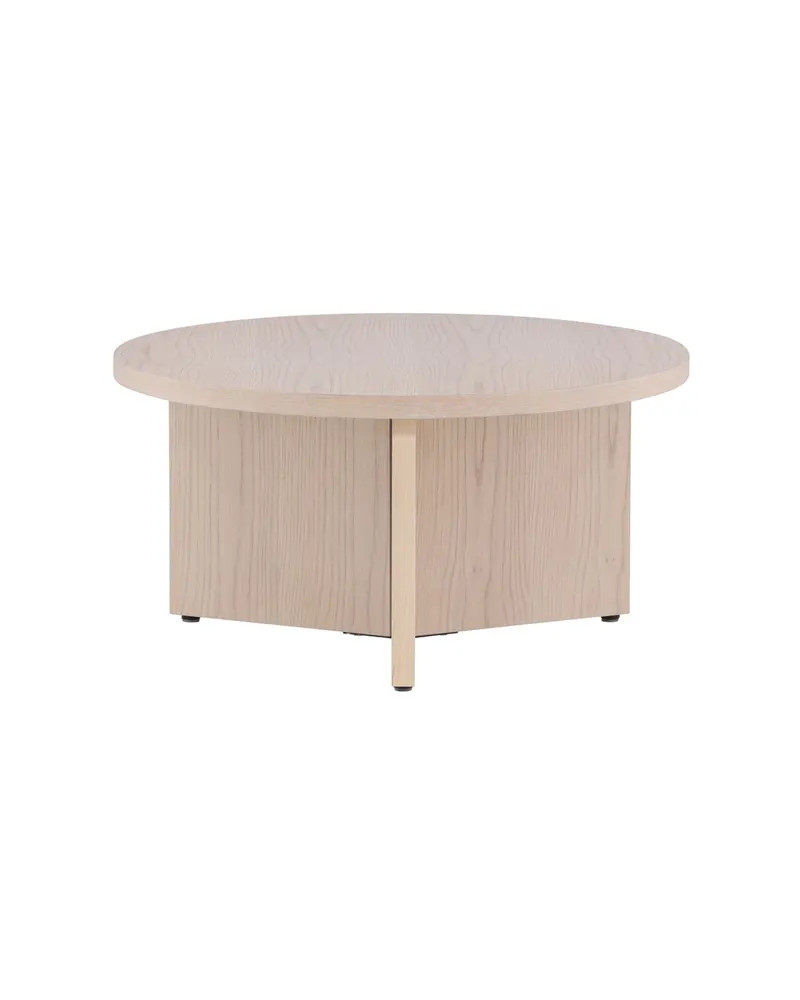 Saltö runder Couchtisch in Ø 85 cm, Whitewash, Ansicht 8