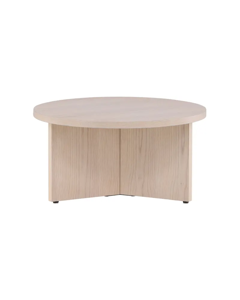 Saltö runder Couchtisch in Ø 85 cm, Whitewash, Ansicht 10
