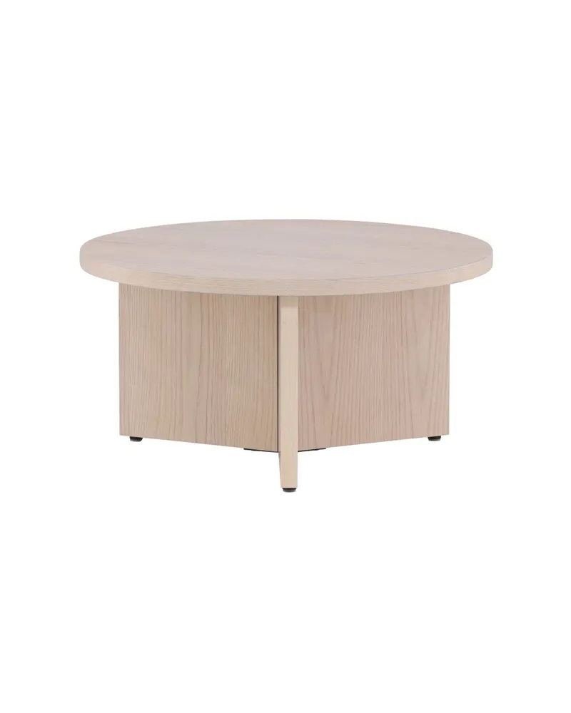 Saltö runder Couchtisch in Ø 85 cm, Whitewash, Ansicht 12