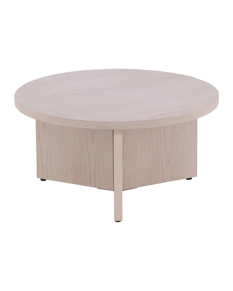 Saltö runder Couchtisch in Ø 85 cm, Whitewash, Ansicht 13